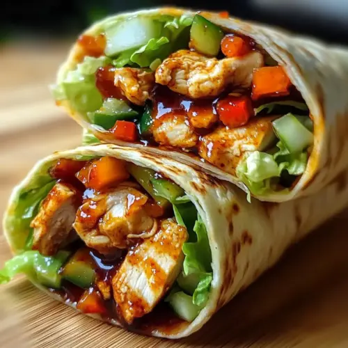 Sweet Chili Chicken Wraps