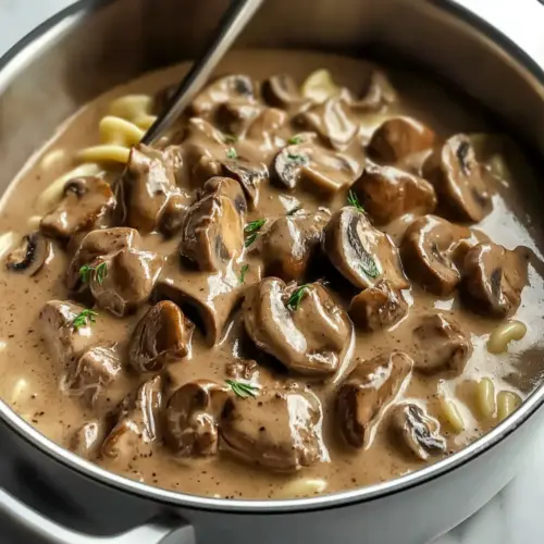 Homemade Beef Stroganoff
