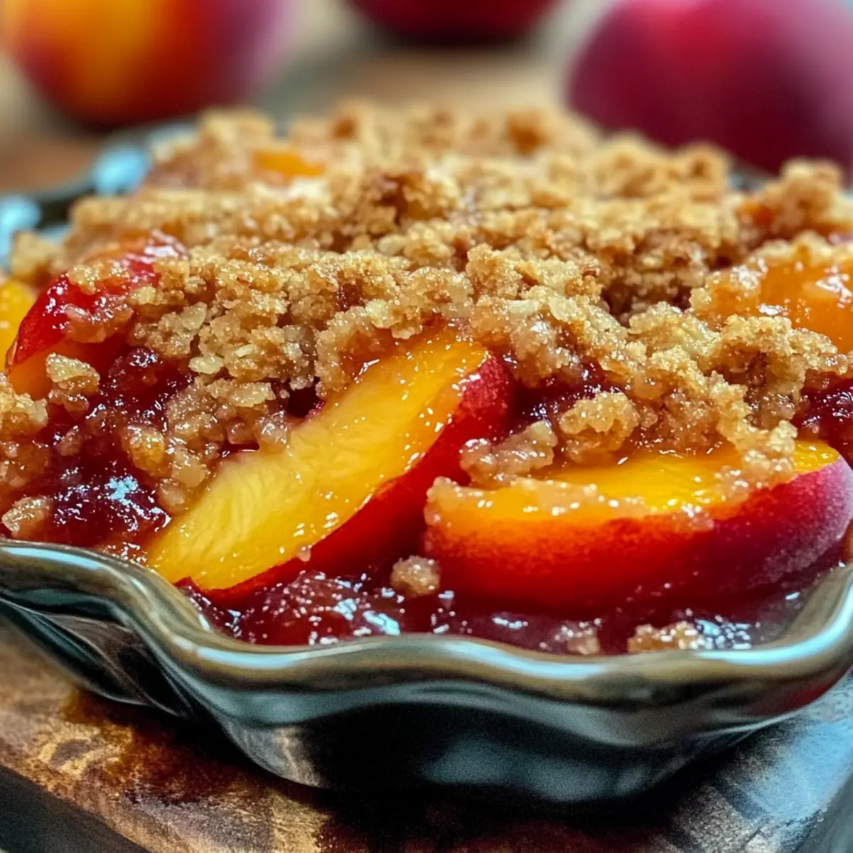 Fresh Peach Crisp