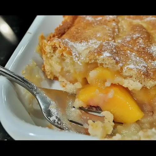 Mom’s Magic Peach Cobbler
