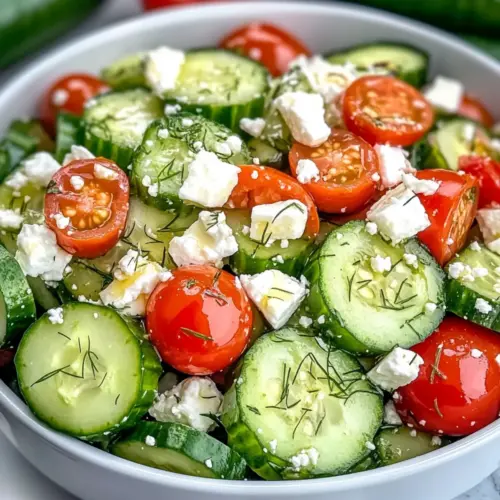 Cucumber Tomato Feta Salad