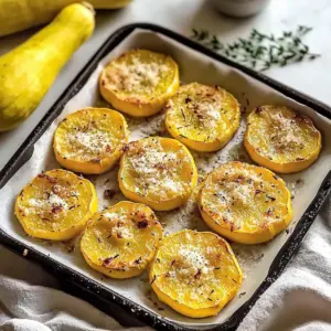 Parmesan Baked Yellow Squash