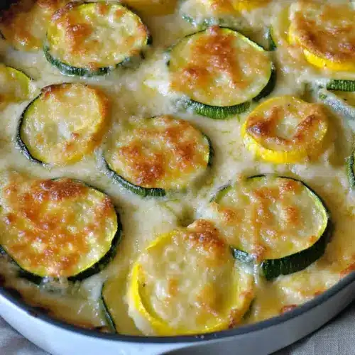 Zucchini Gratin with Yellow Squash