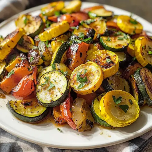 Roasted Zucchini and Summer Squash