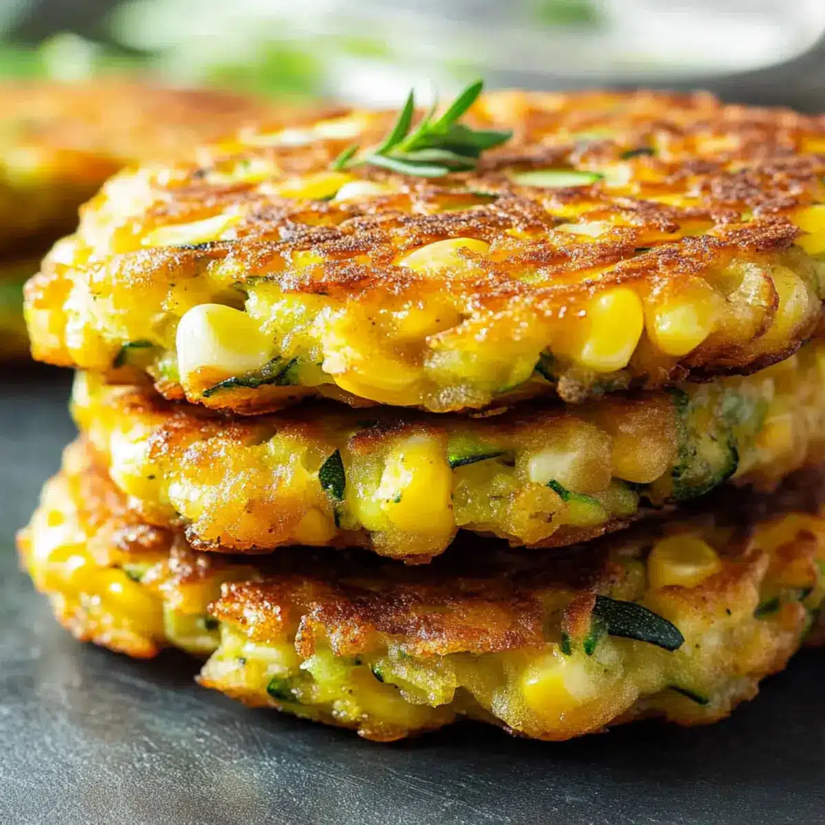 Zucchini Corn Fritters