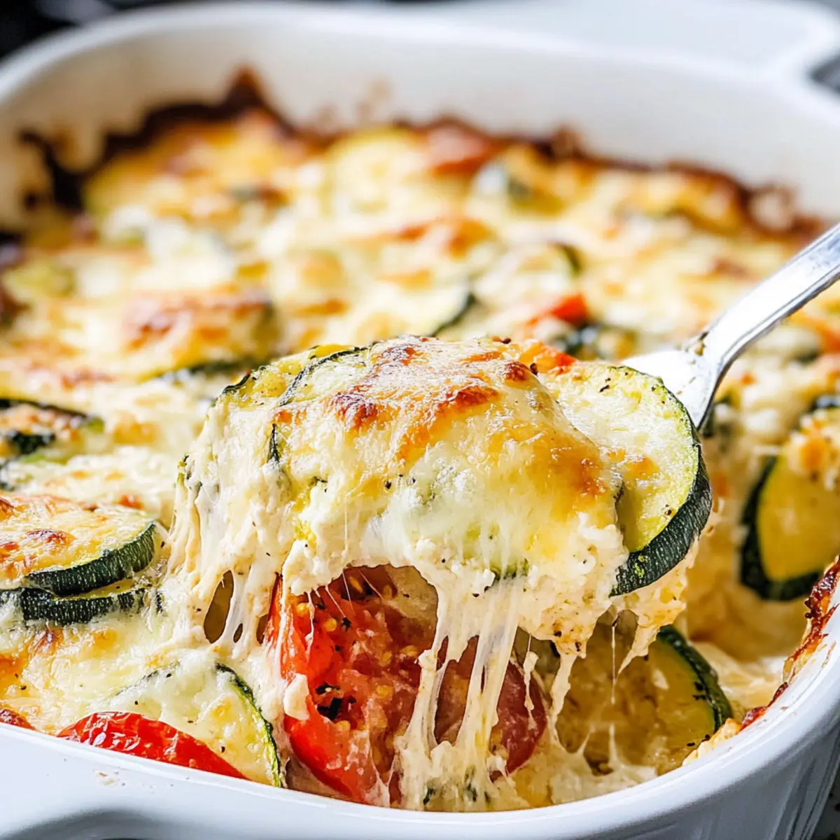 Baked Zucchini and Cheese