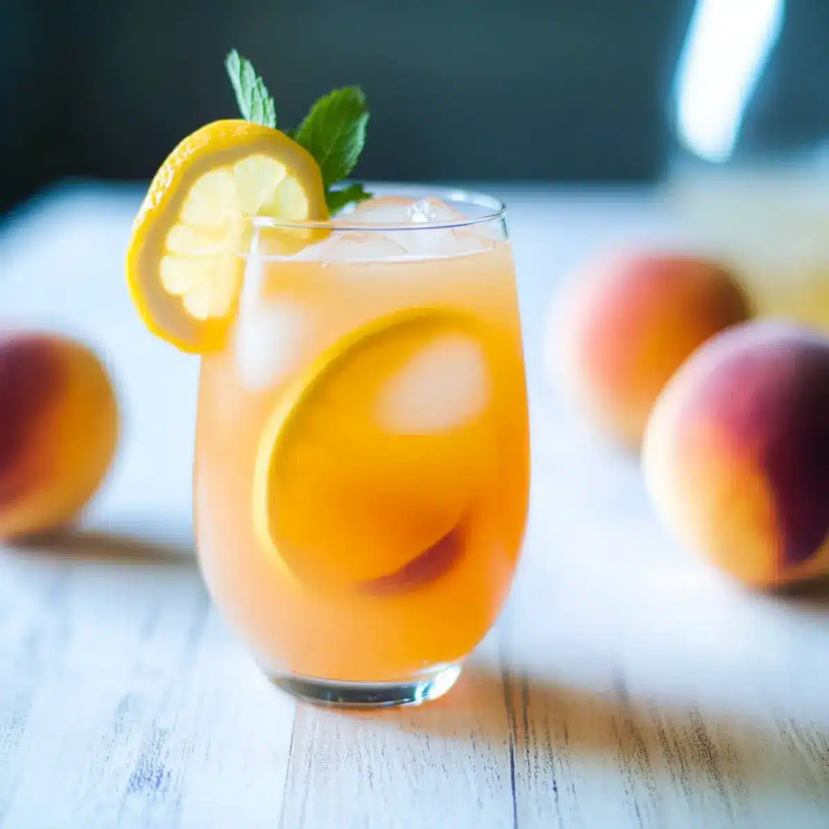 GINGER PEACH LEMONADE