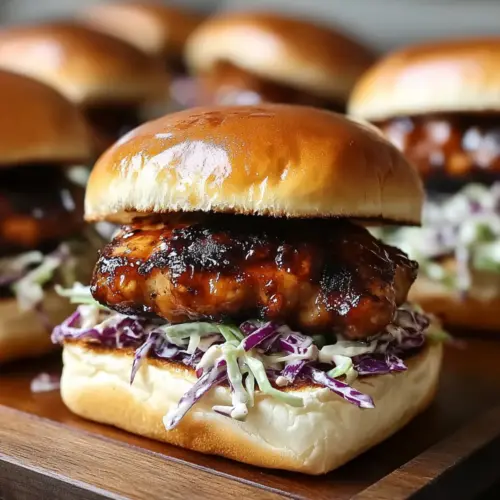 Honey Chipotle Chicken Sliders