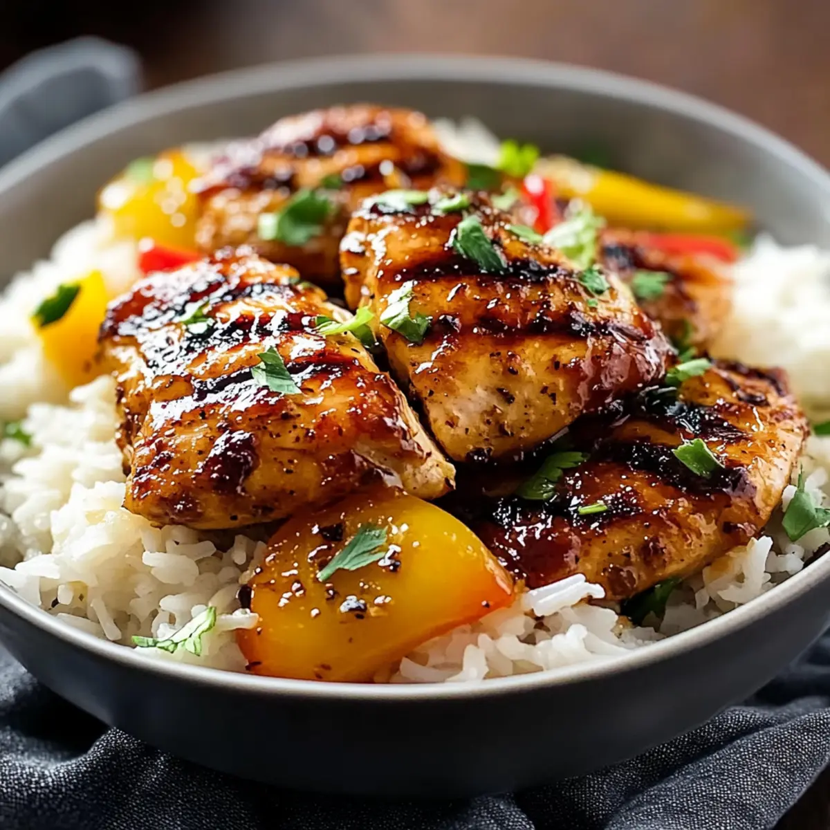 Hawaiian Chicken & Coconut Rice