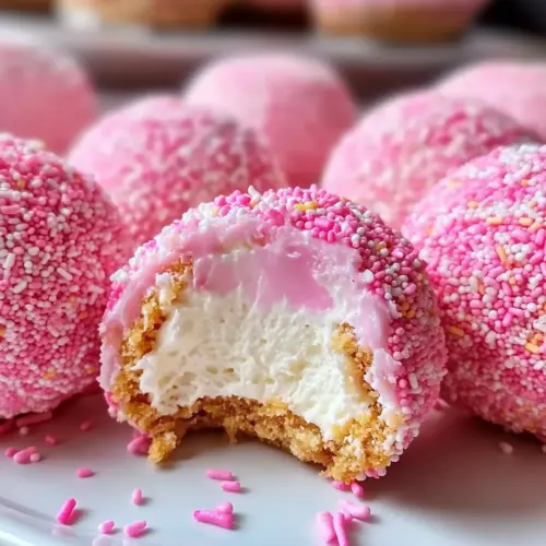 Cotton Candy Cheesecake Bombs