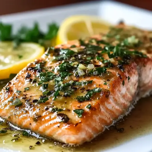 Baked Lemon Garlic Butter Salmon