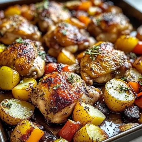 Sheet Pan Chicken Thighs