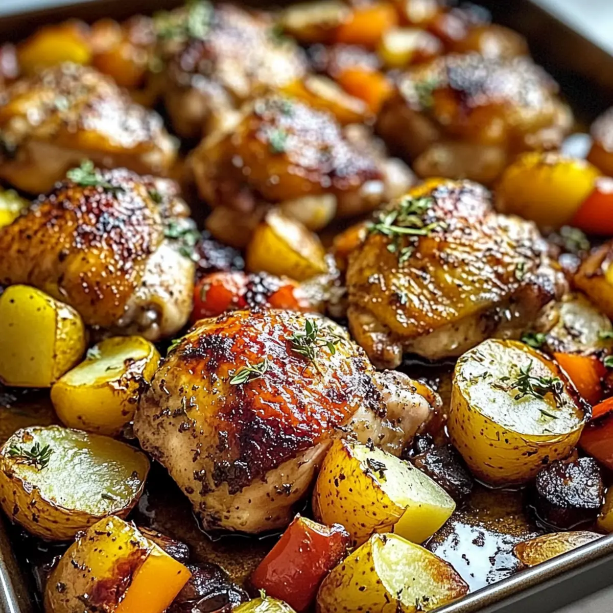 Sheet Pan Chicken Thighs
