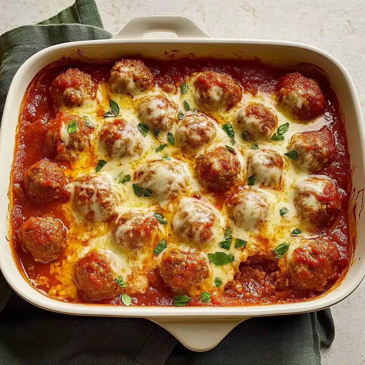 Meatball Parmigiana