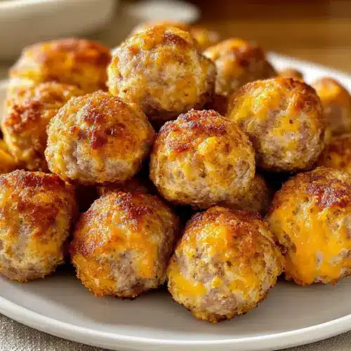 3-Ingredient Bisquick Sausage Balls