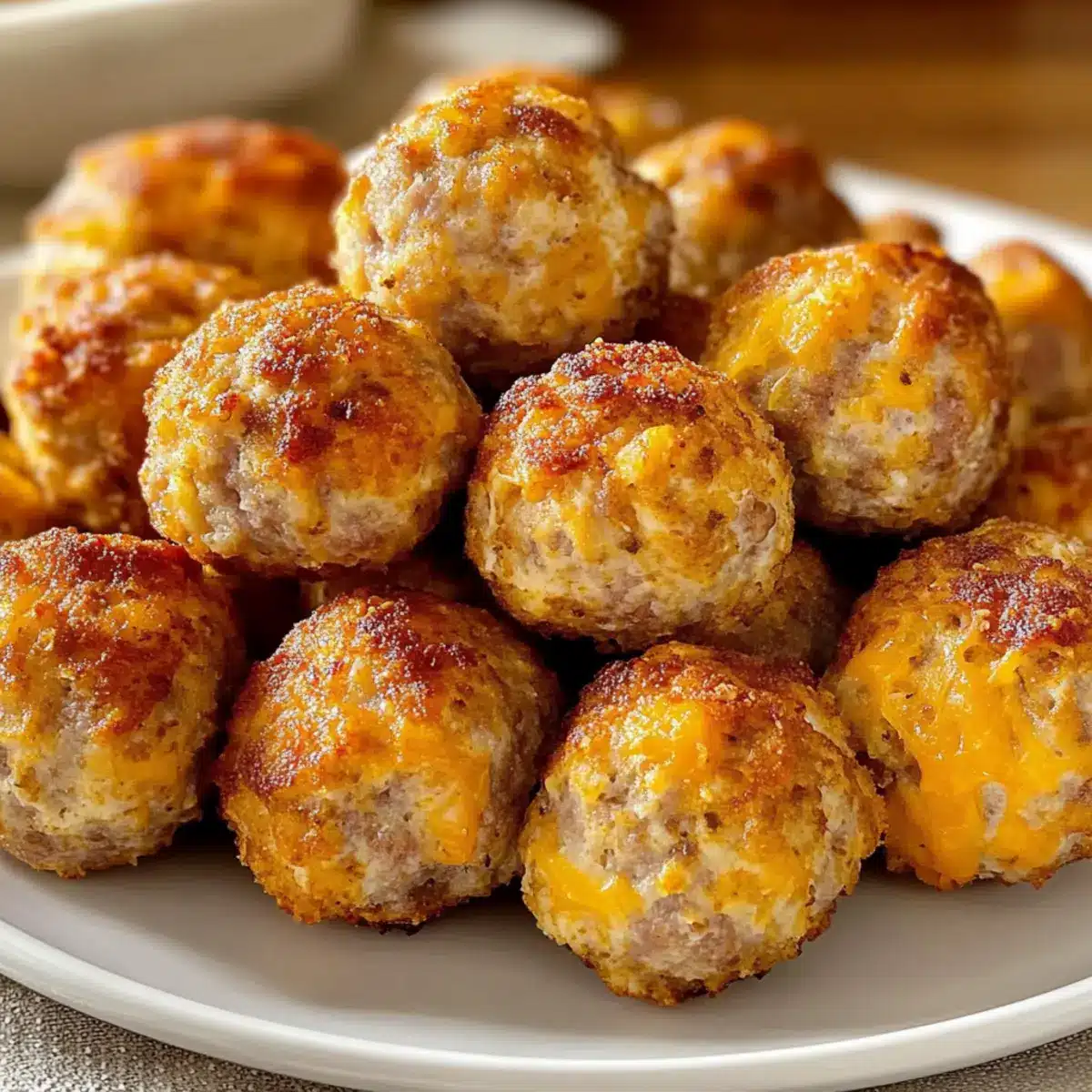 3-Ingredient Bisquick Sausage Balls
