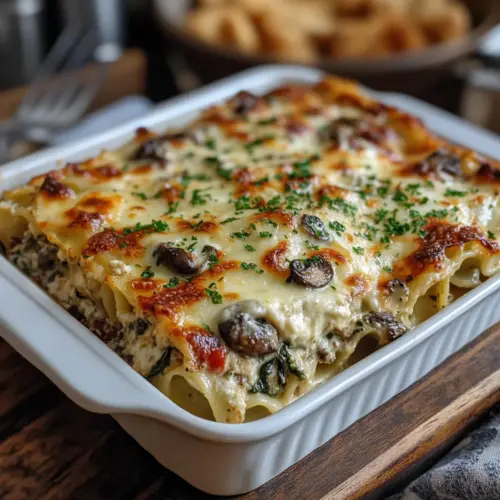 Mushroom Lasagna