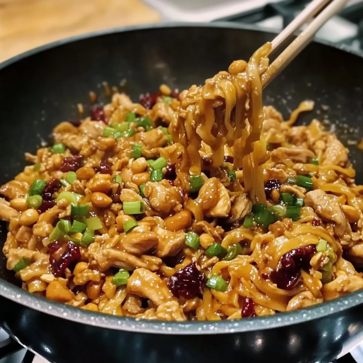 Kung Pao Chicken Noodles