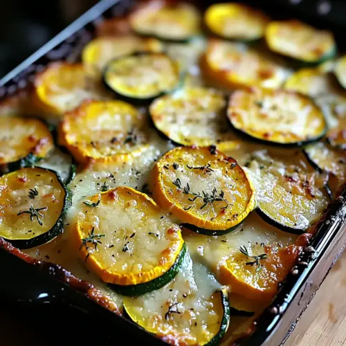 Zucchini and Yellow Squash Gratin