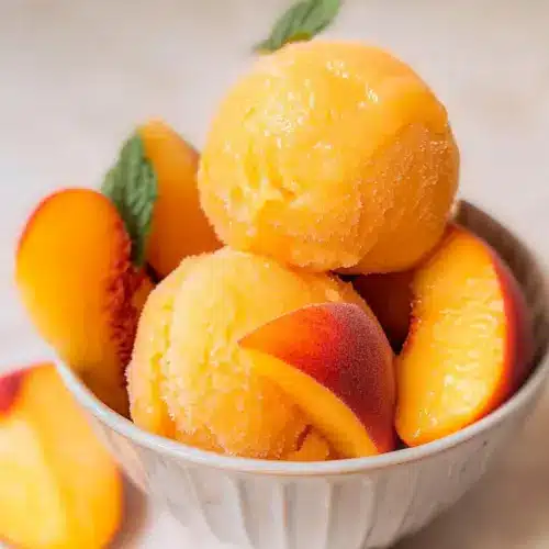 Perfect Peach Sorbet