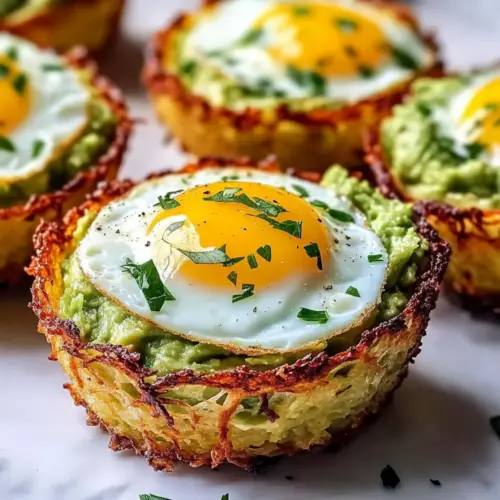 Avocado Egg Toast and Hash Brown Cups