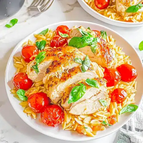 One-Pot Italian Chicken and Orzo