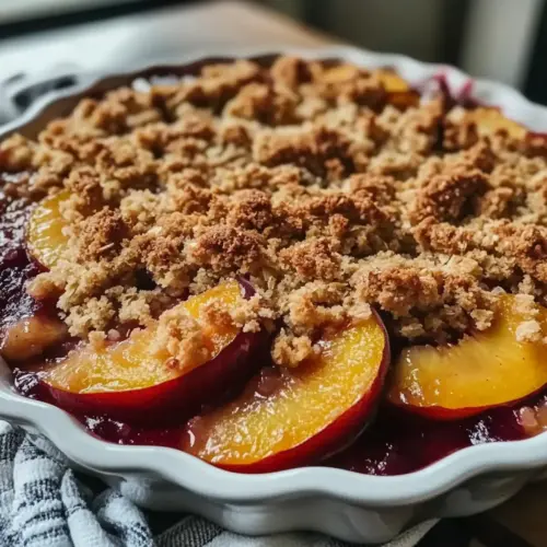 Easy Peach Crisp Recipe