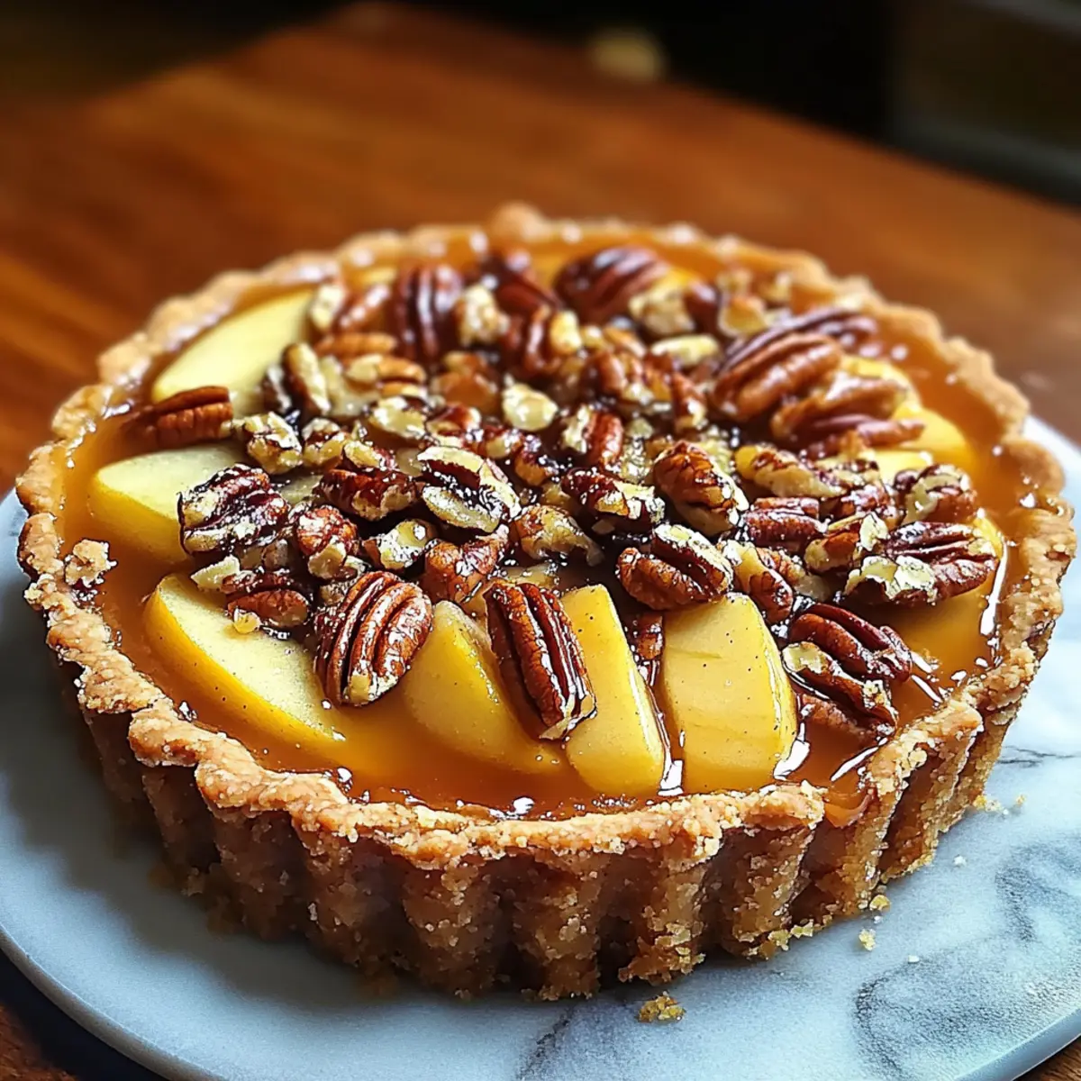 Gluten Free Caramel Apple Tart