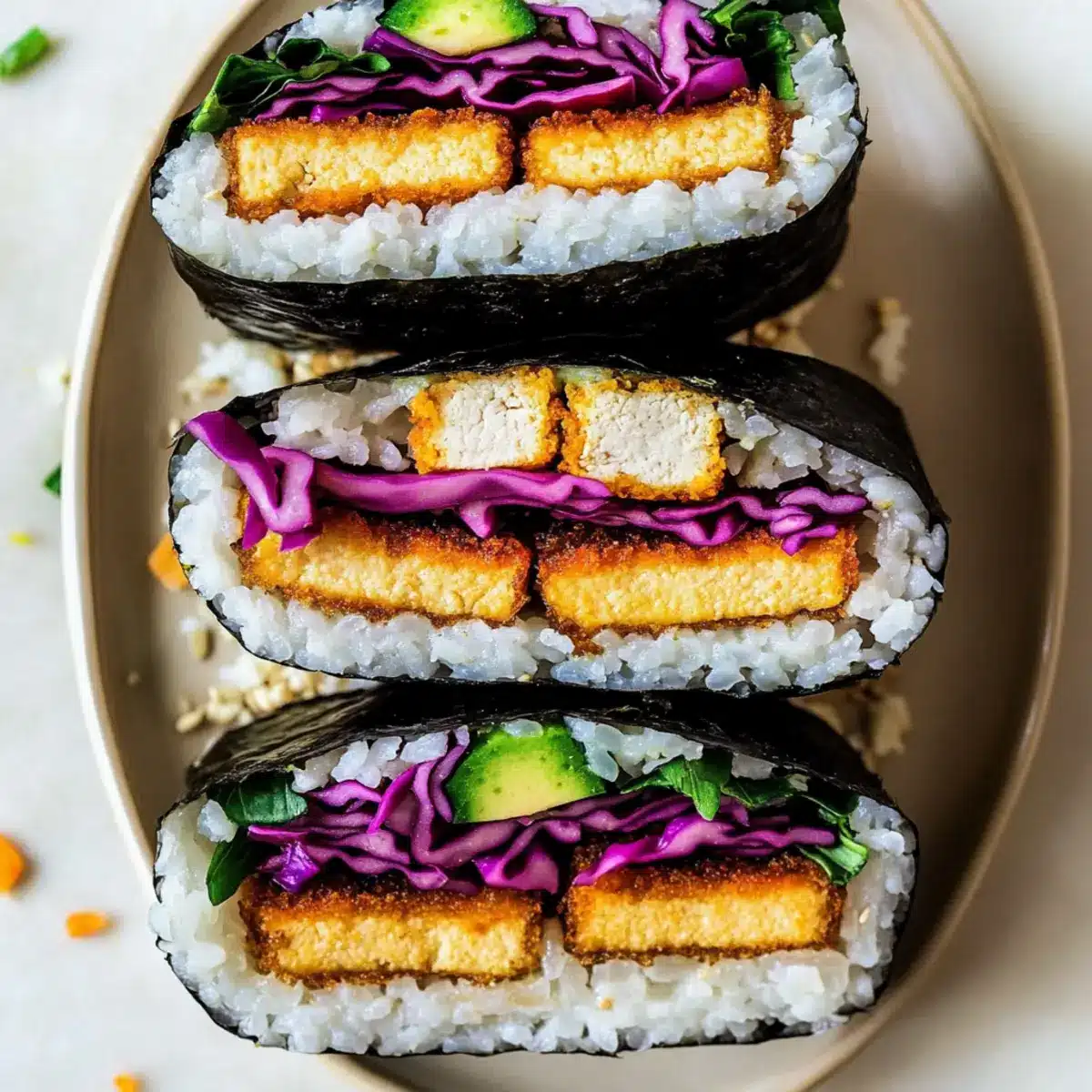 Onigirazu (sushi sandwich)