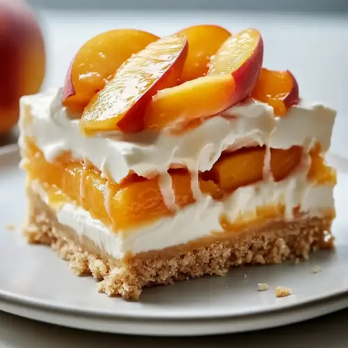 Peaches and Cream Dessert