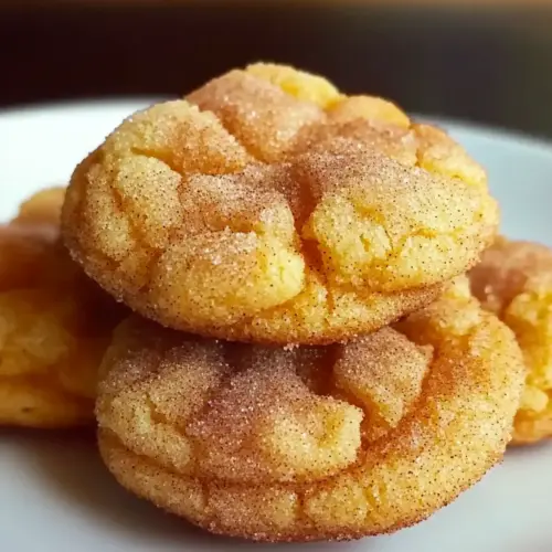 Peach Snickerdoodle Cookies